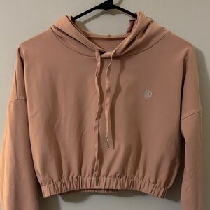 TYC Pink Cropped Hoodie